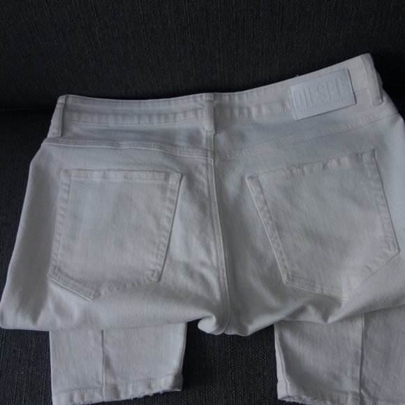 Diesel White D-FAYZA Boyfriend Low Waste W29-L32 009NR Stretch Size 29 Jeans - Picture 10 of 14